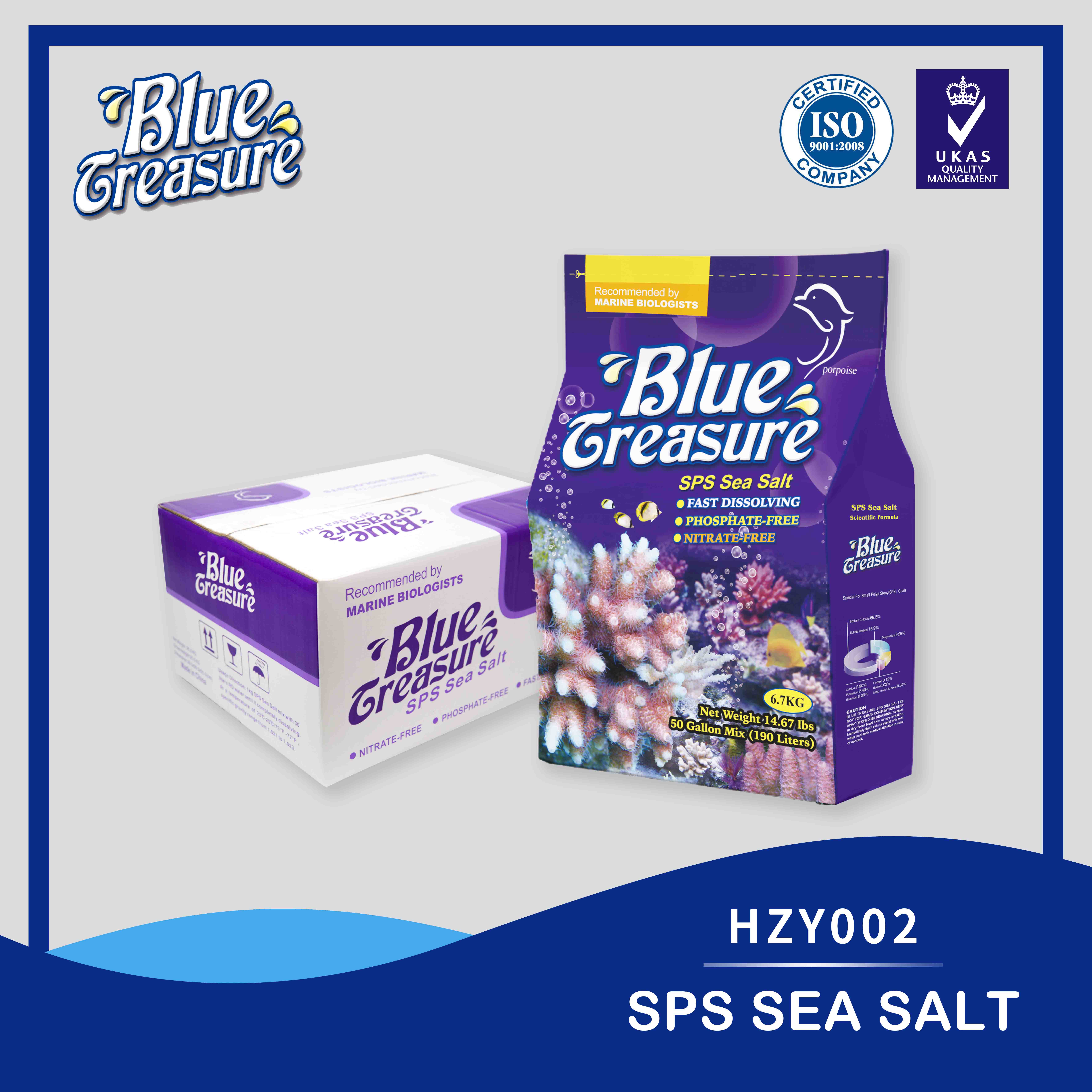 SPS Sea Salt 3*6.7kg/carton  HZY002 